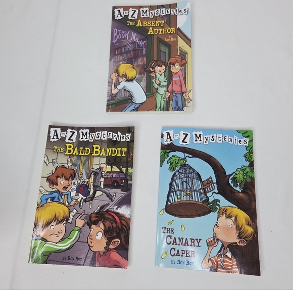 (8) Children's Adventure Chapter Book Bundle A-Z Mysteries Hardy Boys Ages 6-9 - Picture 5 of 9